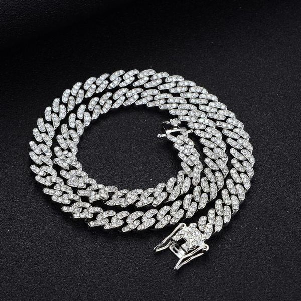 chains 9mm iced out cuban link necklaces hip-hop color paved rhinestone chokers bling miami sets for men women charm jewelry, Silver
chains 9mm iced out cuban link necklaces hip-hop color paved rhinestone chokers bling miami sets for men women charm jewelry, Silver