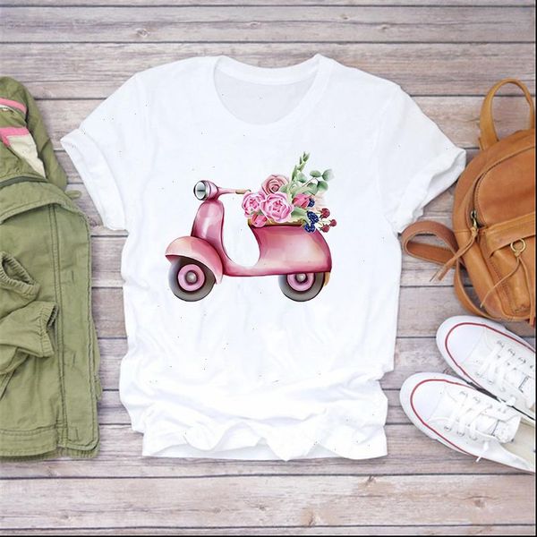 women summer fashion pink motorcycle print short sleeve lady t shirts shirt ladies womens graphic female tees, White
women summer fashion pink motorcycle print short sleeve lady t shirts shirt ladies womens graphic female tees, White