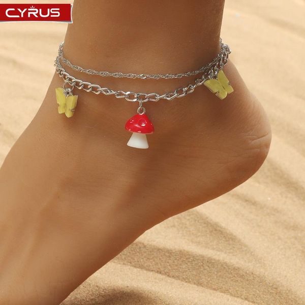 anklets bohemian butterfly for women multi-layer sliver color mushroom pendant anklet fashion ankle bracelet jewelry wholesale, Red;blue
anklets bohemian butterfly for women multi-layer sliver color mushroom pendant anklet fashion ankle bracelet jewelry wholesale, Red;blue
