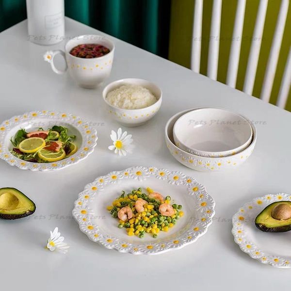 dishes & plates ceramic tableware and sets small daisy underglaze home dinner salad bowl western cup dessert steak tray plate
dishes & plates ceramic tableware and sets small daisy underglaze home dinner salad bowl western cup dessert steak tray plate