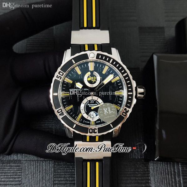 2022 diver 263-10 a21j power reserve automatic mens watch steel case black yellow dial stick markers rubber strap puretime ptun limited edit, Slivery;brown
2022 diver 263-10 a21j power reserve automatic mens watch steel case black yellow dial stick markers rubber strap puretime ptun limited edit, Slivery;brown