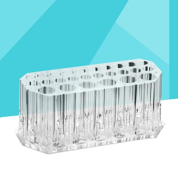 26 holes clear transparent acrylic cosmetic and makeup brush holder stand organizer for girls
26 holes clear transparent acrylic cosmetic and makeup brush holder stand organizer for girls