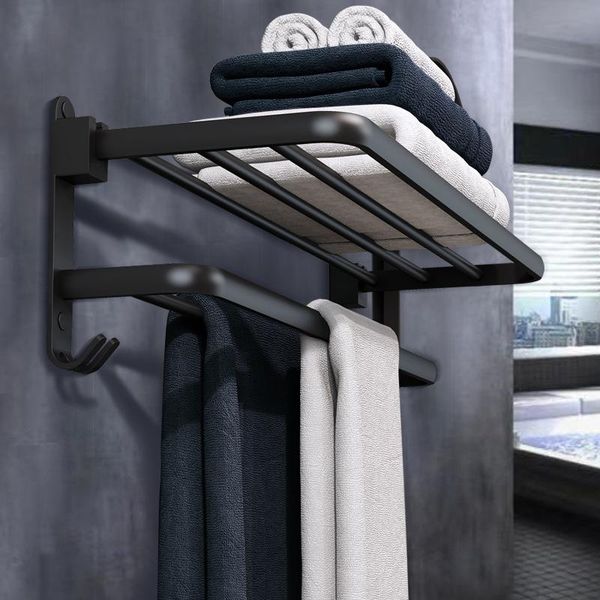 towel racks rack non perforated space aluminum bathroom storage black double-layer bath nordic pendant set
towel racks rack non perforated space aluminum bathroom storage black double-layer bath nordic pendant set