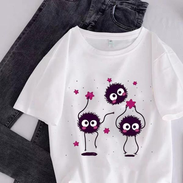 graphic tees summer women t shirt anime spirited female tshirt o neck cartoon hipster ladies t shirt fashion women t shirt, White
graphic tees summer women t shirt anime spirited female tshirt o neck cartoon hipster ladies t shirt fashion women t shirt, White