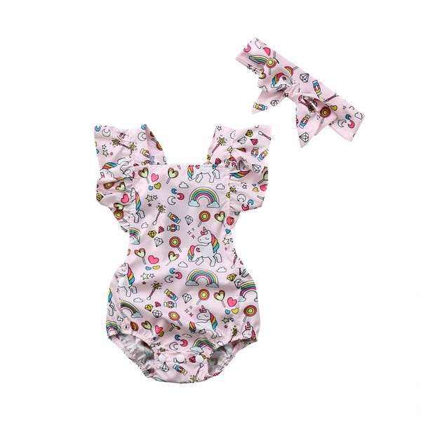 0-18months newborn baby girl clothes rompers rainbow ruffle sleeveless jumpsuit with headband outfits baby summer clothing, Blue
0-18months newborn baby girl clothes rompers rainbow ruffle sleeveless jumpsuit with headband outfits baby summer clothing, Blue