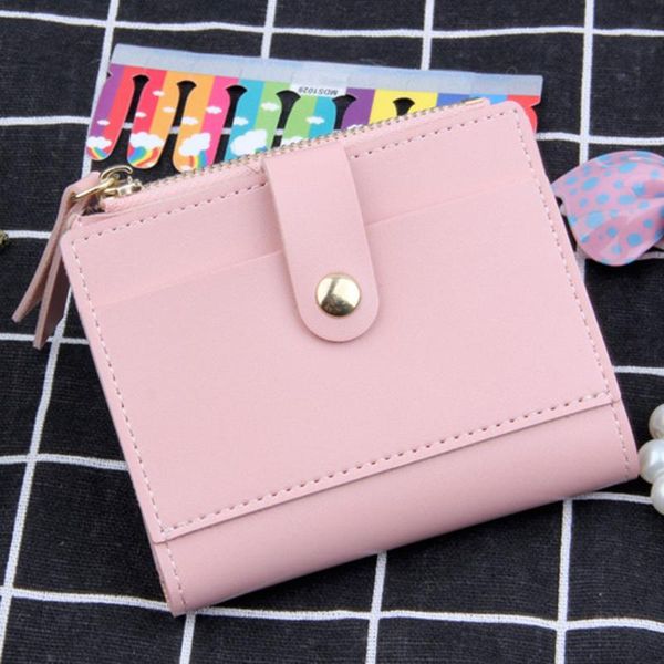 wallets candy-colored cute storage coin purse solid color small card holder with zip closure casual leather wallet #3, Red;black
wallets candy-colored cute storage coin purse solid color small card holder with zip closure casual leather wallet #3, Red;black