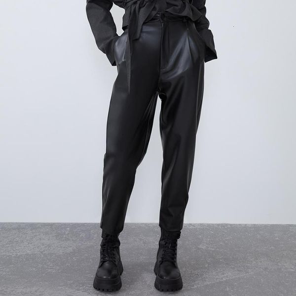 2021 new leather warm veet pant high waist trouser women thick stretch pantalon female winter straight pants trousers wlhe, Black;white
2021 new leather warm veet pant high waist trouser women thick stretch pantalon female winter straight pants trousers wlhe, Black;white