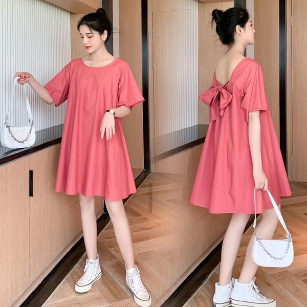maternity dresses 1815# dress summer short sleeves solid color o neck easy matching loose stylish pregnant women mom, White
maternity dresses 1815# dress summer short sleeves solid color o neck easy matching loose stylish pregnant women mom, White