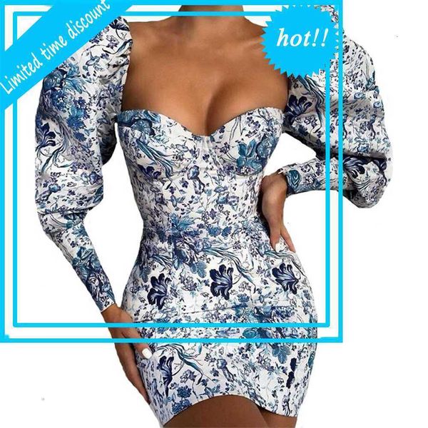 chsdcsi 2021 women's dress long mouths slender elastic bodycon blue and white porcelain print summer feasts short vestido, Black
chsdcsi 2021 women's dress long mouths slender elastic bodycon blue and white porcelain print summer feasts short vestido, Black