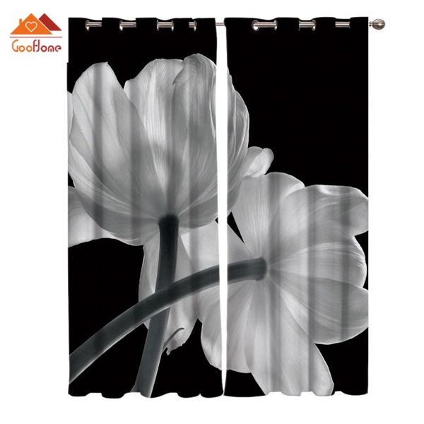 curtain & drapes black and white tulips flower window curtains living room outdoor fabric home decor
curtain & drapes black and white tulips flower window curtains living room outdoor fabric home decor
