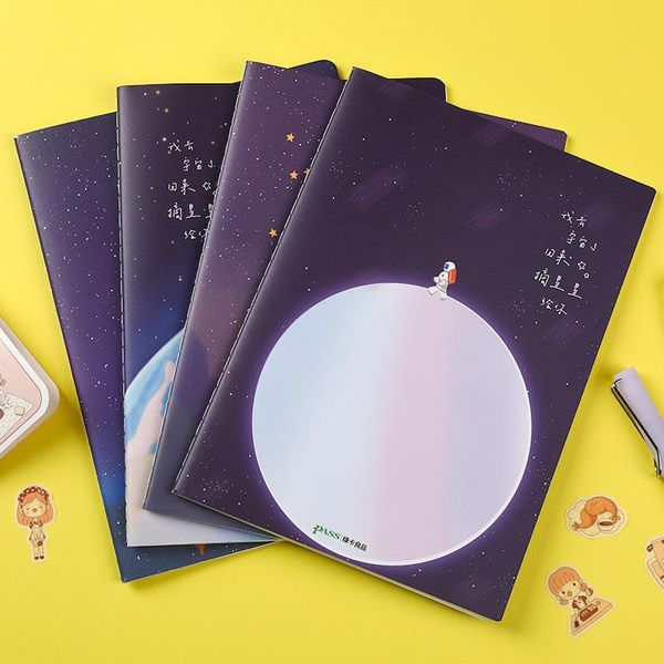 notepads 4pcs student car line b5 notebook ins wind small fresh large starry sky literary style thick kawaii, Purple;pink
notepads 4pcs student car line b5 notebook ins wind small fresh large starry sky literary style thick kawaii, Purple;pink