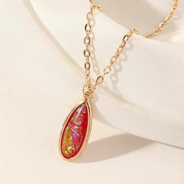 pendant necklaces arrivals korean oval crystals stone fantasy color necklace creative single layer clavicle chain for women party gift, Silver
pendant necklaces arrivals korean oval crystals stone fantasy color necklace creative single layer clavicle chain for women party gift, Silver