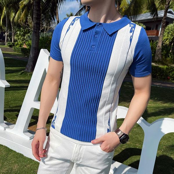 men's polos 2021 camiseta verano hombre mannen men short-sleeved knitted shirt contrast color british lapel poleras, White;black
men's polos 2021 camiseta verano hombre mannen men short-sleeved knitted shirt contrast color british lapel poleras, White;black