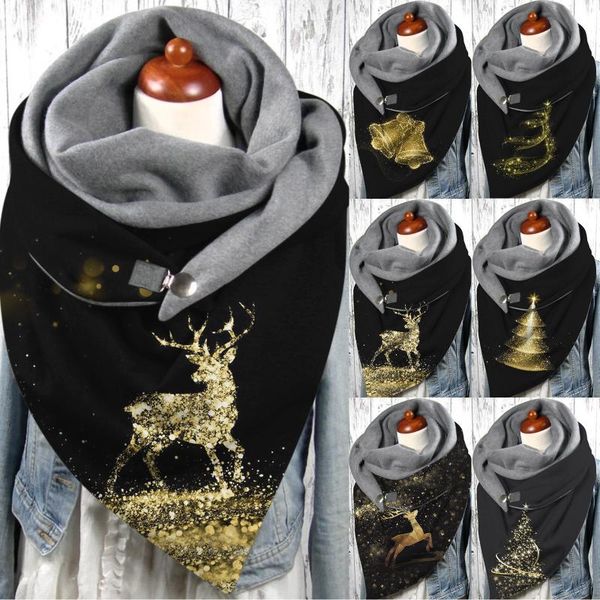 scarves fashion women cute christmas elk print scarf hijabs female autumn winter warm prints double-layer buckle soft comfortable, Blue;gray
scarves fashion women cute christmas elk print scarf hijabs female autumn winter warm prints double-layer buckle soft comfortable, Blue;gray