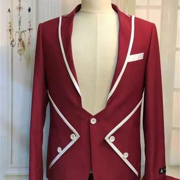men's suits & blazers 2022 burgundy fashions men's special pocket suits 1 button hombre suit groom party prom thin blazer fit two, White;black
men's suits & blazers 2022 burgundy fashions men's special pocket suits 1 button hombre suit groom party prom thin blazer fit two, White;black