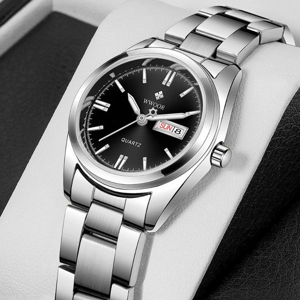 wristwatches wwoor fashion stainless steel band quartz watch luxury women wrist ladies gifts clock female relogio feminino, Slivery;brown
wristwatches wwoor fashion stainless steel band quartz watch luxury women wrist ladies gifts clock female relogio feminino, Slivery;brown