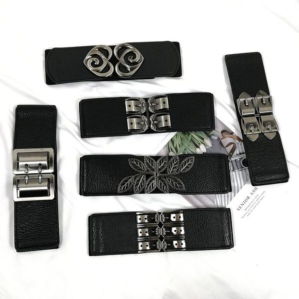 belts plus size for women elastic wide cummerbunds dress belt flower ceinture femme stretch waistband black leather cintos, Black;brown
belts plus size for women elastic wide cummerbunds dress belt flower ceinture femme stretch waistband black leather cintos, Black;brown