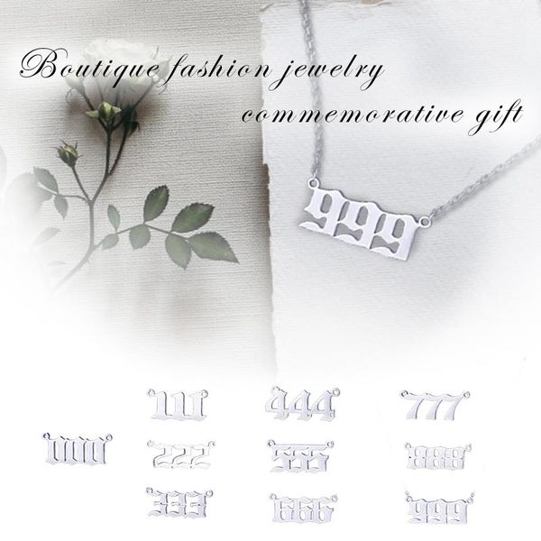 pendant necklaces 2021 fashion ladies accessories angel number necklace dainty devil women graduation gift, Silver
pendant necklaces 2021 fashion ladies accessories angel number necklace dainty devil women graduation gift, Silver