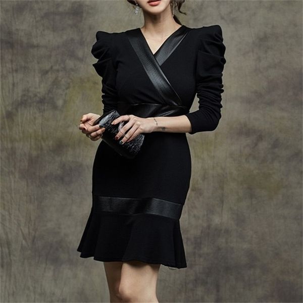 women's autumn winter double-breasted suits dress ol ruffles bodycon dresses fitted elegant work wear vestidos 210603, Black;gray
women's autumn winter double-breasted suits dress ol ruffles bodycon dresses fitted elegant work wear vestidos 210603, Black;gray