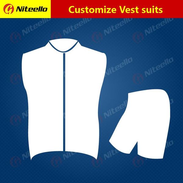 racing sets niteello custom design made cycling sleeveless jersey shorts bike team vest set top, Black;blue
racing sets niteello custom design made cycling sleeveless jersey shorts bike team vest set top, Black;blue