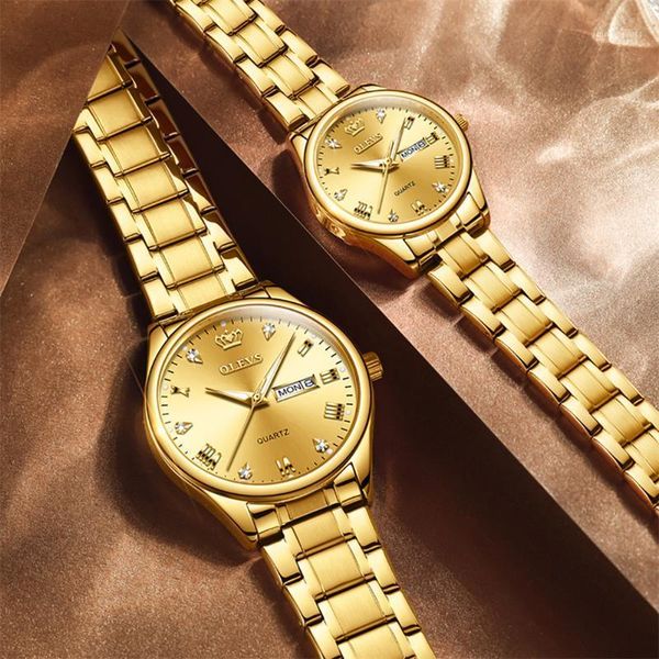couple watch classic quartz gold watches waterproof luminous hands auto date fashion retro lovers wristwatch wristwatches, Slivery;brown
couple watch classic quartz gold watches waterproof luminous hands auto date fashion retro lovers wristwatch wristwatches, Slivery;brown