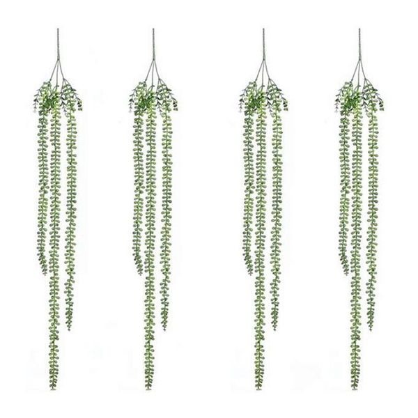 4pcs artificial succulents hanging plants fake string of pearls plant faux succulents unpotted branch lover's tears plants
4pcs artificial succulents hanging plants fake string of pearls plant faux succulents unpotted branch lover's tears plants