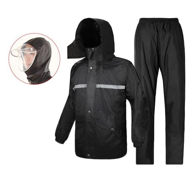 raincoats split raincoat rain pants suit thick oxford cloth pongee double layer labor protection and sanitation takeaway size m-4xl
raincoats split raincoat rain pants suit thick oxford cloth pongee double layer labor protection and sanitation takeaway size m-4xl