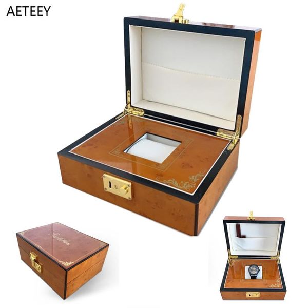 watch boxes & cases tourbillon gift wooden retial box high-end men fashion luxury collection case band holder, Black;blue
watch boxes & cases tourbillon gift wooden retial box high-end men fashion luxury collection case band holder, Black;blue