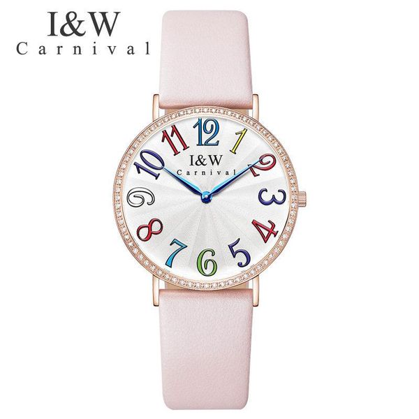 wristwatches carnival watch women swiss import quartz movement women's watches waterproof genuine leather reloj hombre c3002g-6, Slivery;brown
wristwatches carnival watch women swiss import quartz movement women's watches waterproof genuine leather reloj hombre c3002g-6, Slivery;brown