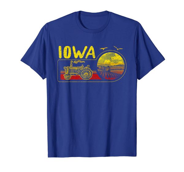retro vintage iowa 70s 80s sunrise farm old style t-shirt, White;black 
retro vintage iowa 70s 80s sunrise farm old style t-shirt, White;black