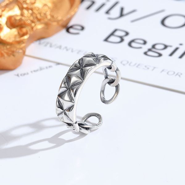 delicate ring s925 silver lattice diamond geometry hip hop thai women's fashion personality open men's cool
delicate ring s925 silver lattice diamond geometry hip hop thai women's fashion personality open men's cool