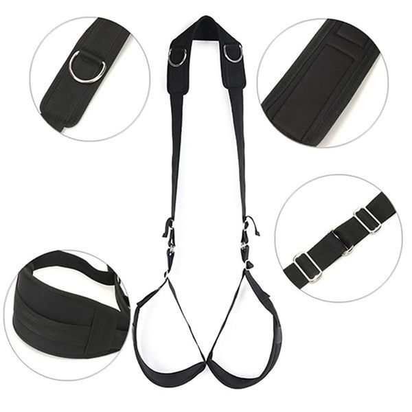 easy access portable thigh restraint sling for fetish bondage uniswing toy chaises meubles toys -30
easy access portable thigh restraint sling for fetish bondage uniswing toy chaises meubles toys -30