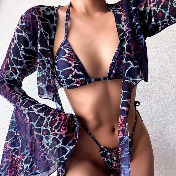 women's swimwear low waist bikini printed three piece swimsuit european and american fashion beachwear summer swimming surfing, White;black
women's swimwear low waist bikini printed three piece swimsuit european and american fashion beachwear summer swimming surfing, White;black