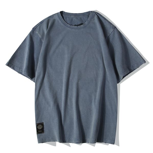 solid color short sleeve t-shirt men's oversize street hip hop trend loose make old casual art style t-shirt, White;black
solid color short sleeve t-shirt men's oversize street hip hop trend loose make old casual art style t-shirt, White;black