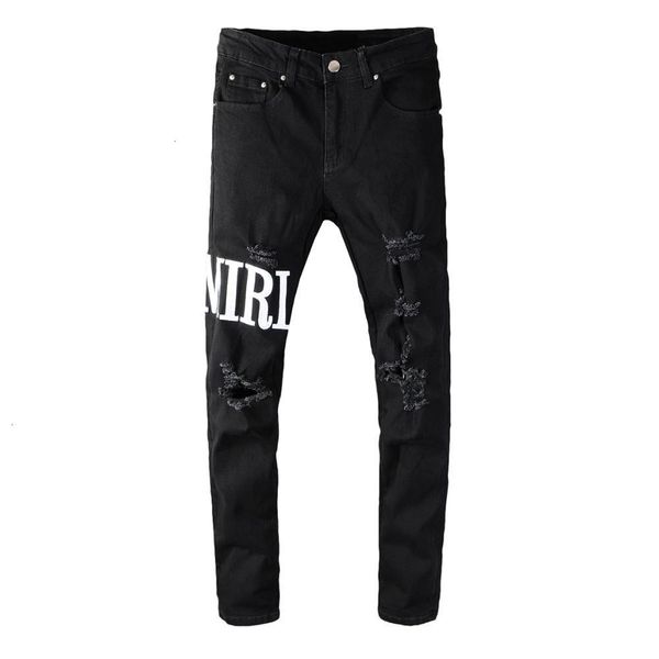 new men's male street fashion embroidered jeans mens black ripped patch slim fit denim pants trousers lla6, Blue
new men's male street fashion embroidered jeans mens black ripped patch slim fit denim pants trousers lla6, Blue