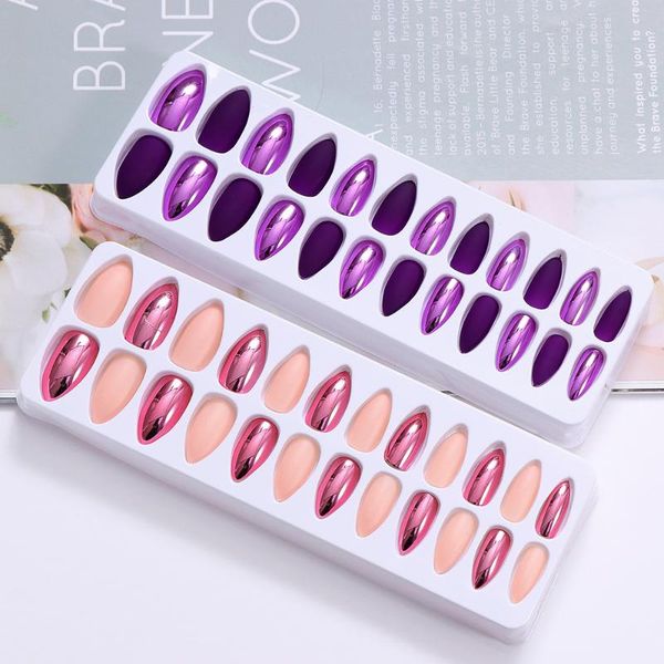 false nails 24pcs/set nail art matte/plated fashion finished fake self-adhesive full cover artificial designs tips, Red;gold
false nails 24pcs/set nail art matte/plated fashion finished fake self-adhesive full cover artificial designs tips, Red;gold