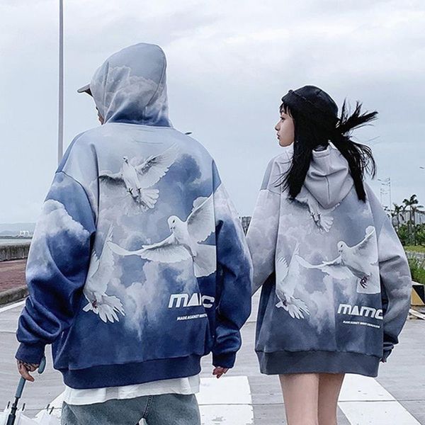 gradient pigeon letter print hooded sweatshirts women harajuku casual couples warm cotton pullover streetwear plus size hoodies, Black
gradient pigeon letter print hooded sweatshirts women harajuku casual couples warm cotton pullover streetwear plus size hoodies, Black
