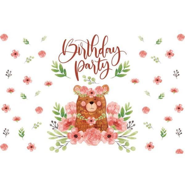 party decoration birthday backdrop cartoon bear with garland pography background plant flowers decor po booth studio props
party decoration birthday backdrop cartoon bear with garland pography background plant flowers decor po booth studio props