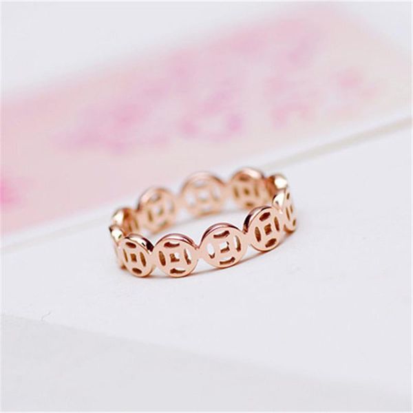 wedding rings yun ruo 316l titanium steel jewelry lucky coin tail ring anniversary weeding rose gold fashion woman birthday gift never fade, Slivery;golden
wedding rings yun ruo 316l titanium steel jewelry lucky coin tail ring anniversary weeding rose gold fashion woman birthday gift never fade, Slivery;golden