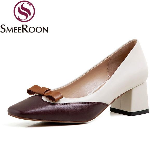 dress shoes smeeroon 2021 brand summer shallow women pumps genuine leather fashion woman thick high heels square toe, Black
dress shoes smeeroon 2021 brand summer shallow women pumps genuine leather fashion woman thick high heels square toe, Black