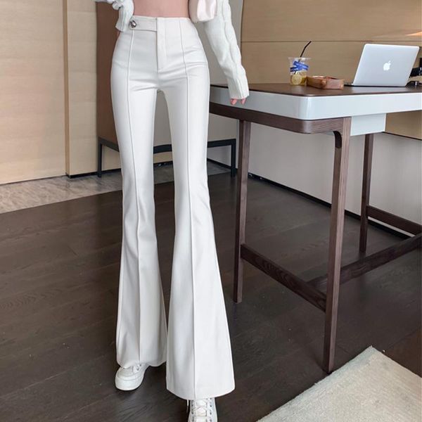 women's pants & capris oxywui flared high waist all-match slim casual autumn and winter 2021 black trousers, Black;white
women's pants & capris oxywui flared high waist all-match slim casual autumn and winter 2021 black trousers, Black;white