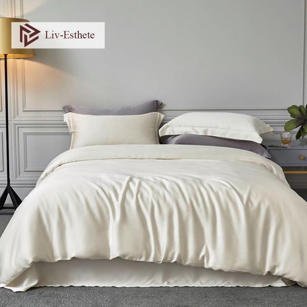liv-esthete luxury 100% silk noble white beauty bedding set duvet cover flat sheet pillowcases linen set king bed double
liv-esthete luxury 100% silk noble white beauty bedding set duvet cover flat sheet pillowcases linen set king bed double