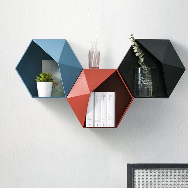 hooks & rails nordic wall-mounted geometric shelf punch-wall decoration bathroom creative art storage rack
hooks & rails nordic wall-mounted geometric shelf punch-wall decoration bathroom creative art storage rack