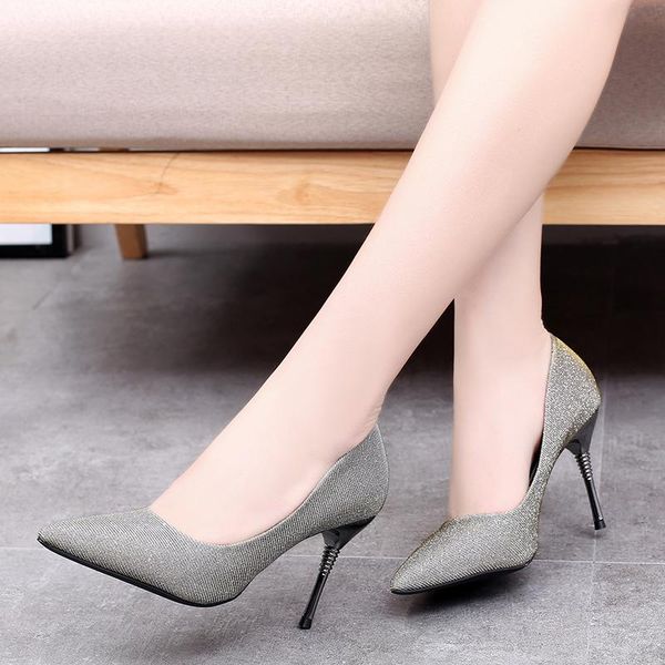 dress shoes women high heels pumps think wedding fashion woman ladies chaussures femme ete 2021, Black
dress shoes women high heels pumps think wedding fashion woman ladies chaussures femme ete 2021, Black