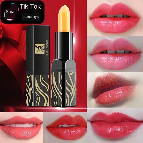 lip balm red cherry health lipstick color-changing non-stick cup to lighten lines 
lip balm red cherry health lipstick color-changing non-stick cup to lighten lines