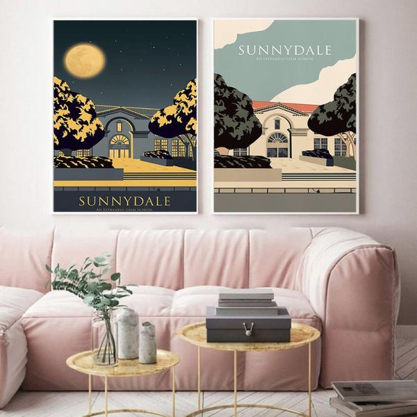 paintings wall art canvas painting nordic poster sunnydale extremely calm school building picture for living room home decoration
paintings wall art canvas painting nordic poster sunnydale extremely calm school building picture for living room home decoration