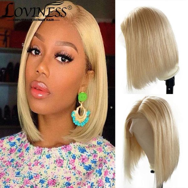 lace wigs blonde 13x4 front short bob brazilian remy human hair wig natural hairline part cut for women, Black;brown
lace wigs blonde 13x4 front short bob brazilian remy human hair wig natural hairline part cut for women, Black;brown