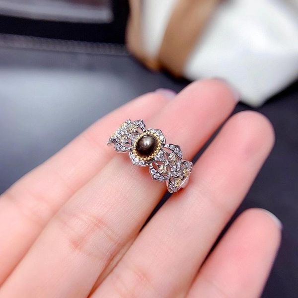 cluster rings silver 925 with natural changle star sapphrie 4*5mm engagement for women, Golden;silver
cluster rings silver 925 with natural changle star sapphrie 4*5mm engagement for women, Golden;silver