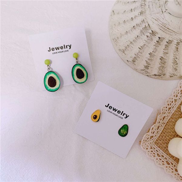 hbp fashion creative temperament student versatile niche mini cute avocado asymmetric small fresh female fruit earrings, Silver
hbp fashion creative temperament student versatile niche mini cute avocado asymmetric small fresh female fruit earrings, Silver