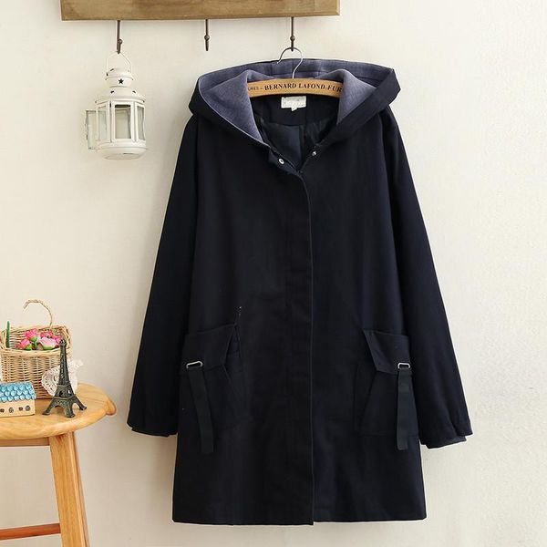 women's trench coats tide spring autumn coat women plus size 4 xl casual hooded loose long outerwear army green black good quality clot, Tan;black
women's trench coats tide spring autumn coat women plus size 4 xl casual hooded loose long outerwear army green black good quality clot, Tan;black